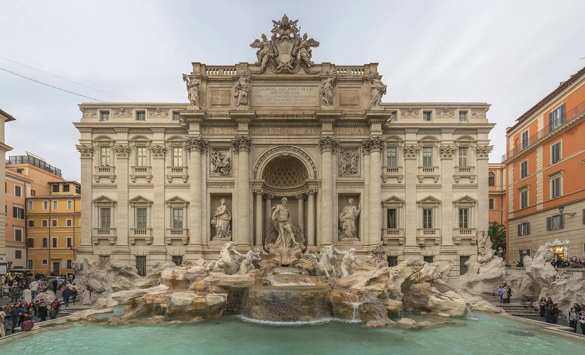 The Trevi Fountain in Rome